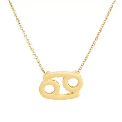 Zodiac Charm Necklace ~ Gold