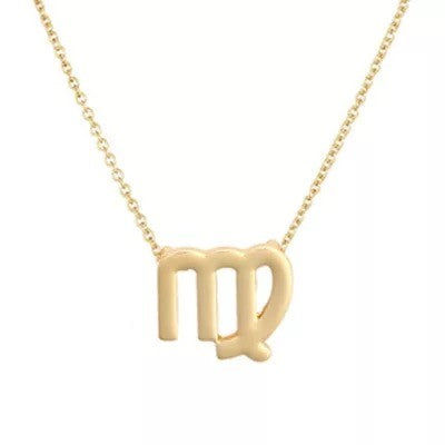 Zodiac Charm Necklace ~ Gold